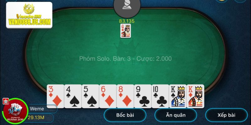 Giới thiệu Game Phỏm online Vando88