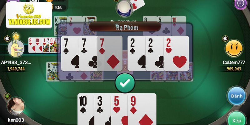 Game Phỏm Online Vando88 Hấp Dẫn Cho Mọi Người Tham Gia