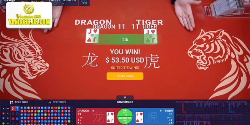 Luật chơi của rồng hổ Vando88